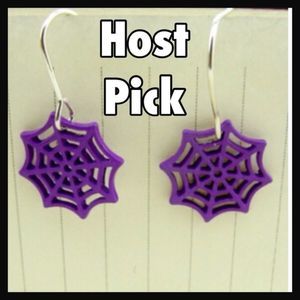 Spiderweb earrings 